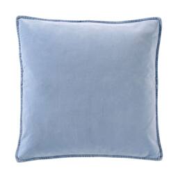 Mélange Velvet Cushion in Cornflower - thumbnail 1