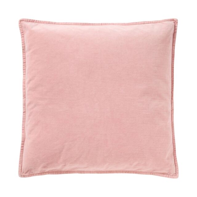 Mélange Velvet Cushion in Pale Rose - image 1