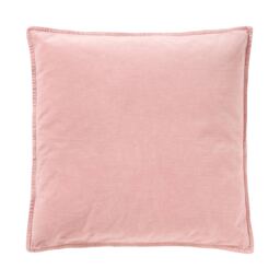 Mélange Velvet Cushion in Pale Rose - thumbnail 1