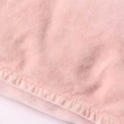 Mélange Velvet Cushion in Pale Rose - thumbnail 3