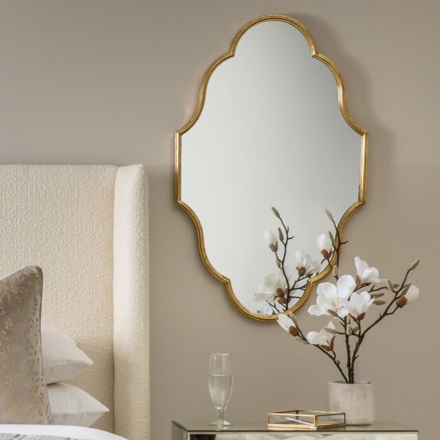 Parisian Quatrefoil Wall Mirror - image 1
