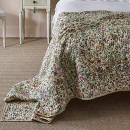 Wildflower Quilted Bedspread