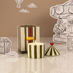 Tomato Leaf Striped Candle - thumbnail 2