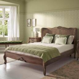 Chateauneuf Rustic Rattan French Bed (Super King Size) - thumbnail 5