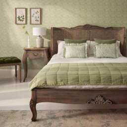 Chateauneuf Rustic Rattan French Bed (Super King Size) - thumbnail 2