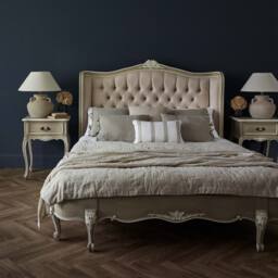 Lit d'Amour, Low Footboard Linen Upholstered Bed (King) - thumbnail 2