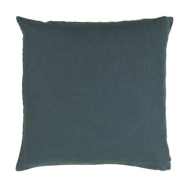 Mélange Linen Cushion in Blue - image 1