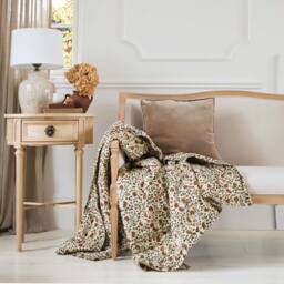 Velvet Cushion in Oatmeal (Large) - thumbnail 3