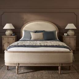 Douceur Curved Upholstered French Bed (Super King Size Bed) - thumbnail 3