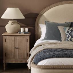 Douceur Curved Upholstered French Bed (Super King Size Bed) - thumbnail 2