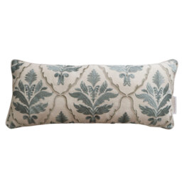 Embroidered Trellis Boudoir Cushion - thumbnail 1