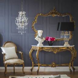 Palais de Versailles Mummy Gold Gilt Chair - thumbnail 5