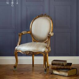 Palais de Versailles Mummy Gold Gilt Chair - thumbnail 1