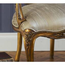 Palais de Versailles Mummy Gold Gilt Chair - thumbnail 3