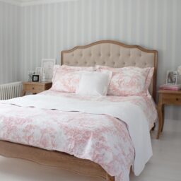Country Toile Pink Bed Linen (S/King Duvet Cover) - thumbnail 3