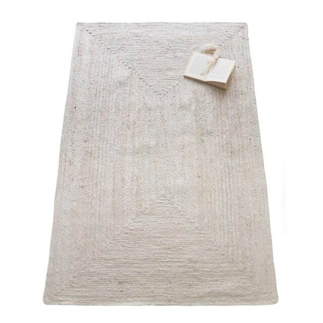 White Jute Rug - image 1