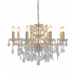 La Petite Chambery 8-Arm French Chandelier - thumbnail 1