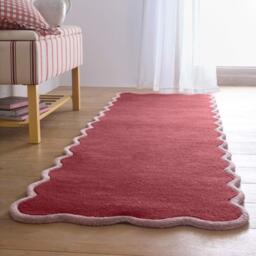 Elsie Scallop Runner in Red & Pink - thumbnail 4
