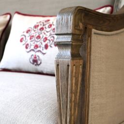 Gustavian Dark Sofa - thumbnail 4