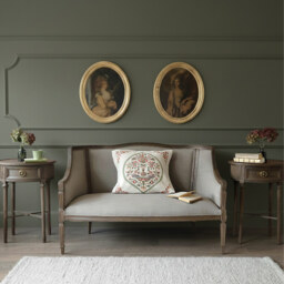Gustavian Dark Sofa