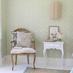 Linen Scalloped Wall Light (Large) - thumbnail 3