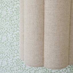 Linen Scalloped Wall Light (Large) - thumbnail 5