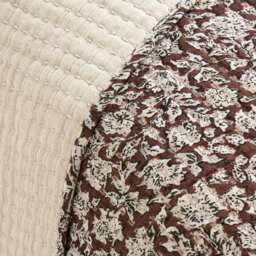 Jaipur Terracotta Handblocked Bedspread - thumbnail 3
