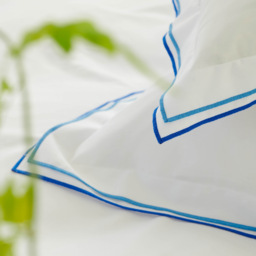 Designers Guild 400 Bed Linen Set in Cobalt Blue (Double Set) - thumbnail 1