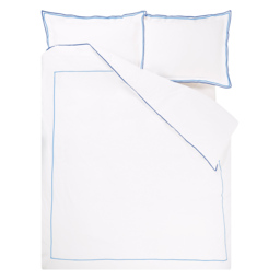 Designers Guild 400 Bed Linen Set in Cobalt Blue (Double Set) - thumbnail 4