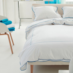 Designers Guild 400 Bed Linen Set in Cobalt Blue (Double Set) - thumbnail 2
