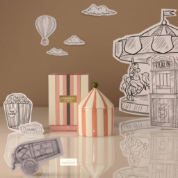 Fig & Neroli Striped Candle - thumbnail 2
