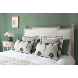 Linen Milano Sand Square Cushion - thumbnail 4