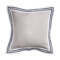 Linen Milano Sand Square Cushion - thumbnail 1
