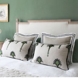 Linen Milano Sand Square Cushion - thumbnail 2