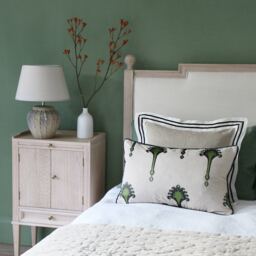 Linen Milano Sand Square Cushion - thumbnail 3