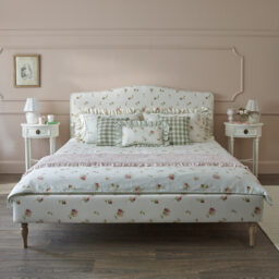 Nostalgic Rose Ruffle Upholstered Bed (Double Bed) - thumbnail 3