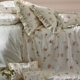 Nostalgic Rose Bed Linen Set (Pair of Ruffle Pillowcases) - thumbnail 1