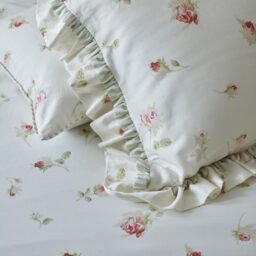 Nostalgic Rose Bed Linen Set (Pair of Ruffle Pillowcases) - thumbnail 2