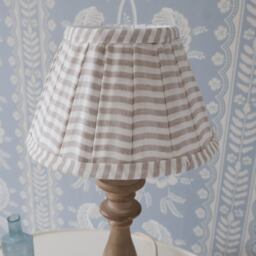 Petite Stripe Wooden Table Lamp - thumbnail 2