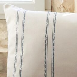 Florence French Blue Boudoir Cushion Cover - thumbnail 4