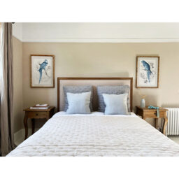 Peachskin Quilted Bedspread in Oatmeal - thumbnail 4