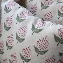 Handblock Floral Cushion - thumbnail 5