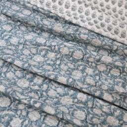 Heritage Handblock Floral Bedspread - thumbnail 2