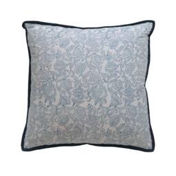 Anika Piped Floral Cotton Cushion