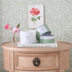 Rose & Geranium Triple-Wick Scented Candle - thumbnail 1