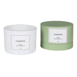 Rose & Geranium Triple-Wick Scented Candle - thumbnail 2