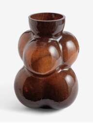 Bobble Vase Brown
