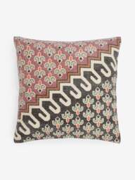 Pink Poppy Field Cushion Pink