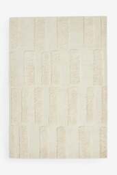Watamu Wool Tufted Rug Cream