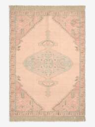 Medium Avanti Flatweave Rug Pale Pink